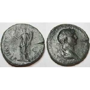  Trajan AE Sestertius Struck 114 116 AD. 