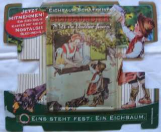 Eichbaum german beer diecast sign tin tacker  