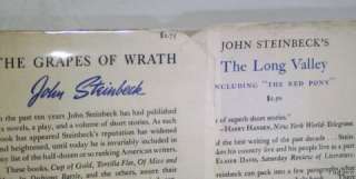 The Grapes of Wrath   John Steinbeck   1st/1st   Classic   First 