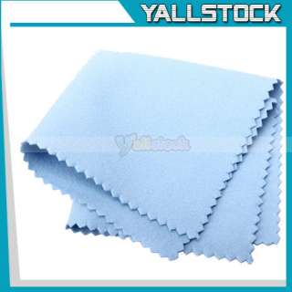 New Microfiber Camera Lens LCD Screen Glass Cleaning Cloth Blue  