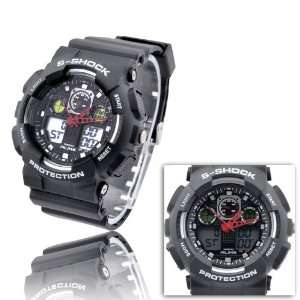  Mens Sports Diving Watch,50m Waterproof with Dual Time 