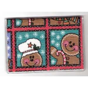 Debit Check Card Gift Card Drivers License Holder Holiday Gingerbread 