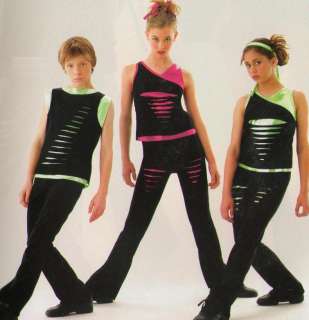 SLASH Girls Version Hip Hop Tap Dance Costume Child XL  
