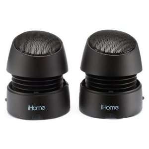  iHome Rechargeable Mini Speakers   Black Electronics