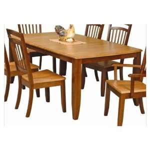   Trading Nutmeg and Light Oak Brookline Extension Table: Home & Kitchen