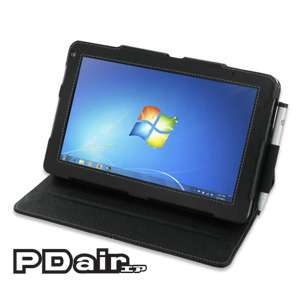   Leather case for HP Slate 500 Tablet PC   Book Type BX2 (Black