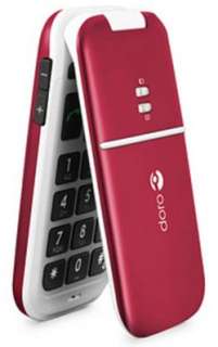  Doro 410 Burgundy (Consumer Cellular) Cell Phones 