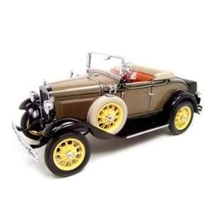  1931 FORD MODEL A ROADSTER BROWN 1:18 DIECAST MODEL 