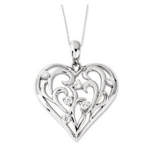  Friend Of My Heart Sterling Silver Necklace Jewelry