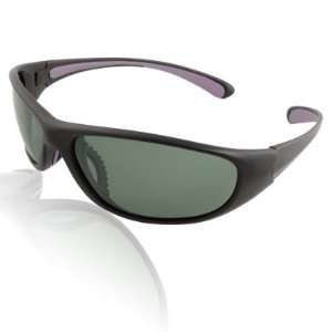  Como Oval Lens Plastic Arm Black Full Rim Polarized Sunglasses 