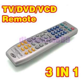 Brand New 3 in1 Universal TV /DVD /VCD Remote Control  
