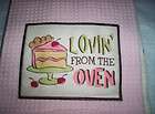 LOVIN FROM THE OVEN RETRO PINK 2 KITCHEN TOWELS 1 POT 