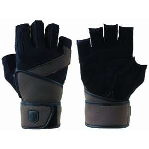 Harbinger 1250 Training Grip WristWrap Glove:  Sports 