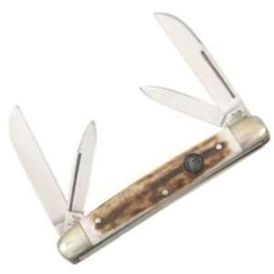   Blade Congress Pocket Knife with Deer Stag Handles: Sports & Outdoors