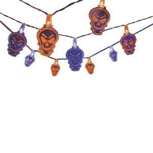  Halloween Skull Flshing String Lights LED: Home & Kitchen