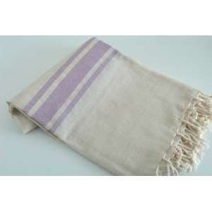  Linen Pestemal   Traditional Turkish Bath Towel   Lilac 