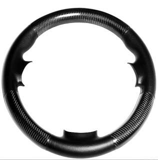 BMW E90 REAL LEATHER CARBON STEERING WHEEL COVER 09UP  