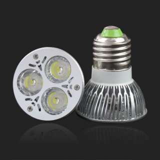 9W 3x3W Screw Led Home Cool White Light Bulb Lamp 110V/220V AC85 265V 