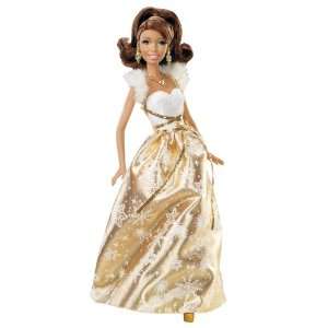  Barbie Holiday Wishes African American Doll: Toys & Games