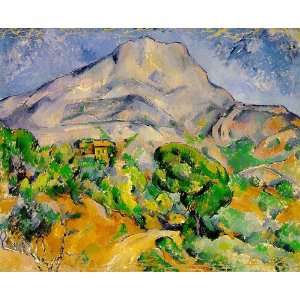  Oil Painting La Montagne St. Victoire Paul Cezanne Hand 