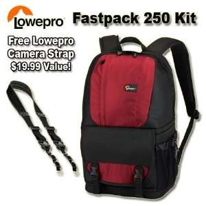  Lowepro Fastpack 250 Red Camera Backpack 15 Inch Laptop 