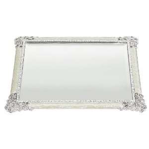 Olivia Riegel Crystal Elegance Beveled Mirror Tray