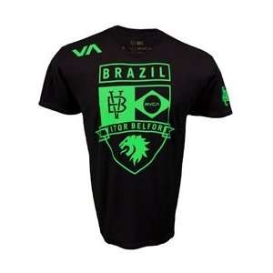 RVCA Vitor Belfort UFC 142 T Shirt   Black  Sports 