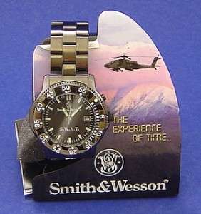 Smith And Wesson Tactical SWAT Watch SWW 45M Metal Band  