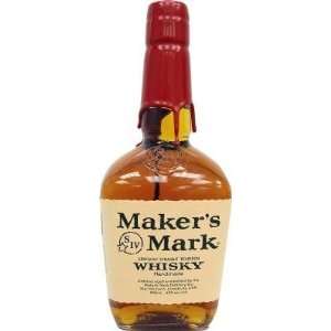  Makers Mark Bourbon Whiskey 750ml: Grocery & Gourmet Food