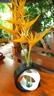 Handmade Modern Mango Wood Vase Home Decor / Garden Decor Gift From 