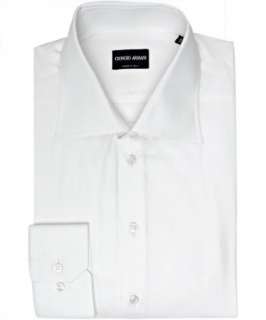 Armani Giorgio Armani white twill dress shirt  