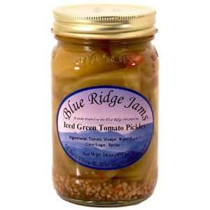 Blue Ridge Jams Iced Green Tomato Pickles, Set of 3 (16 oz Jars 