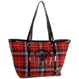 Tommy Hilfiger Georgia Holiday Plaid Small Tote   designer shoes 