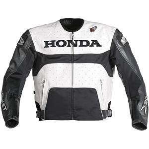 Joe Rocket Honda HRC Leather Jacket   52/White/Grey