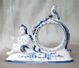 Russian Porcelain Gzhel, Napkin Holder, Ring 578  
