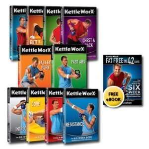  Kettleworx Ultra 10 DVD set   Six Week Body Transformation 