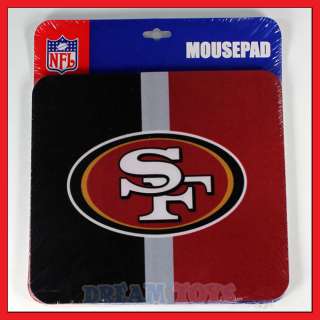 NFL San Francisco 49ers 8 Team Logo Mouse Pad SF  