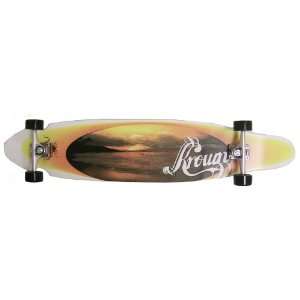  Krown Orange Sunset Kicktail Longboard (9 x 43 Inch 