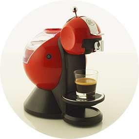     Nescafe Dolce Gusto Melody II Single Serve Coffee Machine, Red