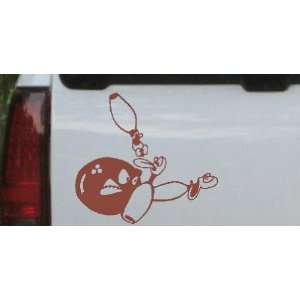  Funny Bowling Ball and Pins Sports Car Window Wall Laptop 