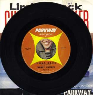 Vintage Chubby Checker 45 RPM Record. Parkway Records #P 849 