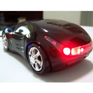 USB 3D Black Car Shape Optical mouse Mice for LaptopPC  