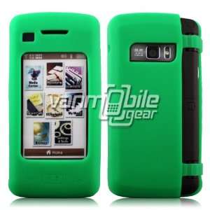 VMG Green Soft Silicone Rubber Gel Skin Case + Screen Protector for LG 