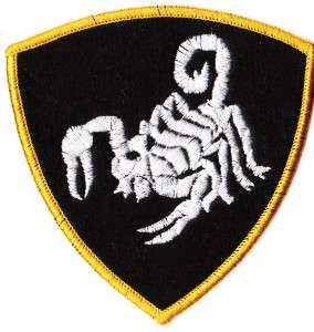 Embroidered Russian Spetsnaz Army Emblem Scorpion Patch  