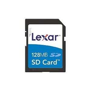  Lexar 128MB SD Secure Digital Memory Card