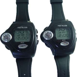 Walkie talkie Wrist Watch   Built in Microphone   LCD Display with 