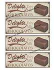 Vintage Style Delights Chocolates   #FH333 For Candles, Gift Boxes 