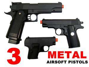 METAL AIRSOFT PISTOLS Gun w/ BB ~ TOP QUALITY  