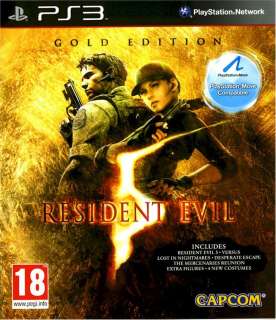 Brand New Playstation 3   PS3 Video Game RESIDENT EVIL 5   GOLD 