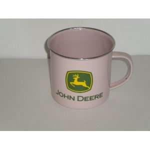  John Deere Pink Metal Coffee Mug